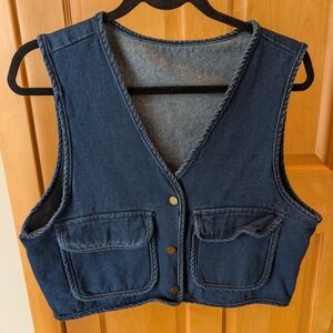 Denim Blue Women's Vest